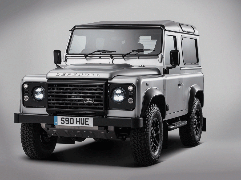 Land Rover Defender mis aux enchères