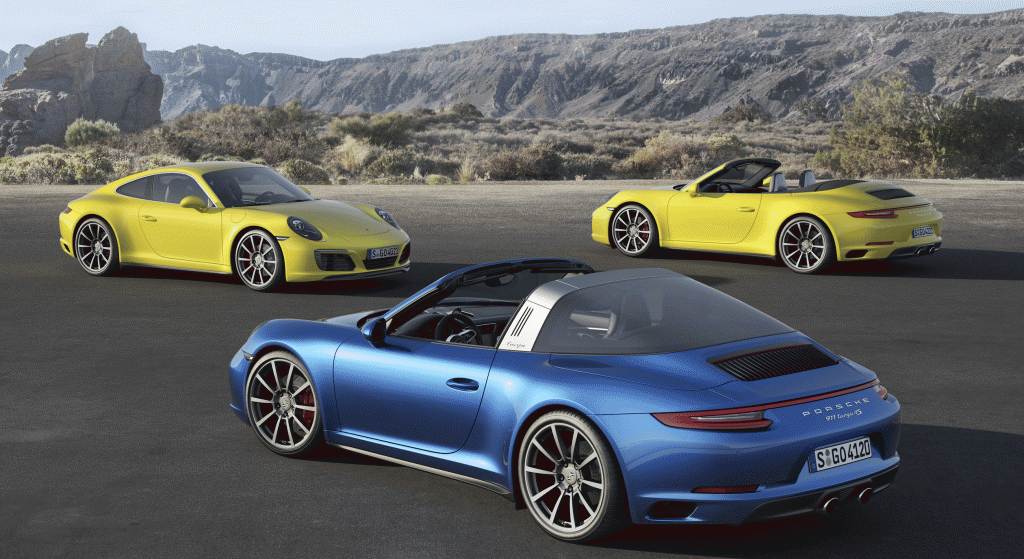 Porsche 911 Carrera 4 et Targa 4